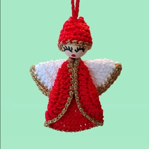 Petit ange rouge fille