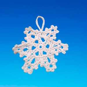 Flocon de neige au crochet