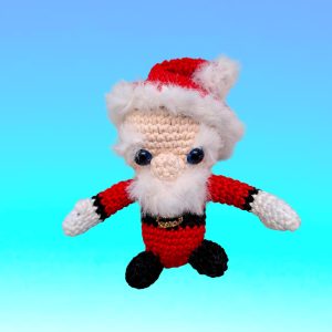 Père Noël rouge et blanc au crochet